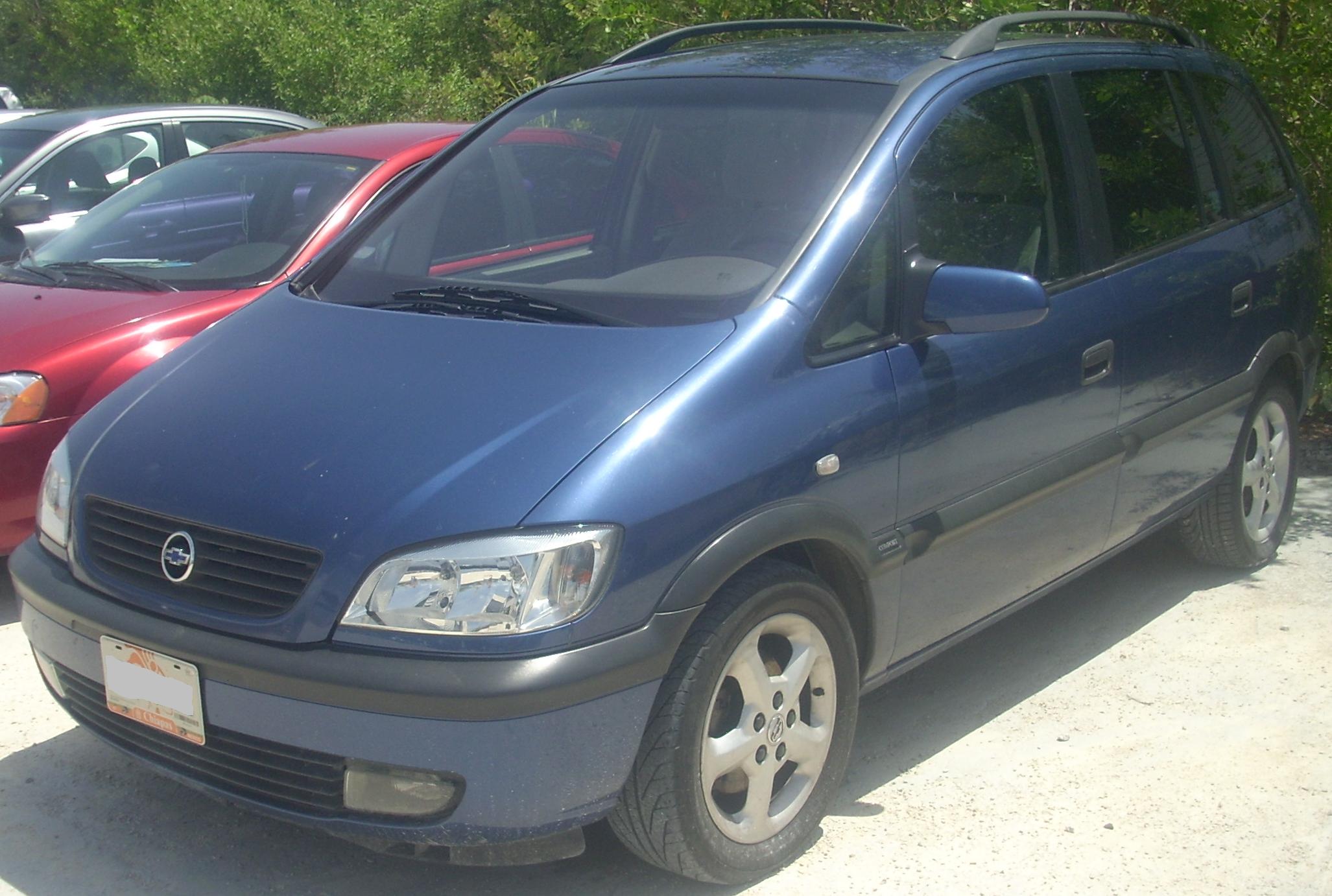 Chevrolet Zafira: 7 фото